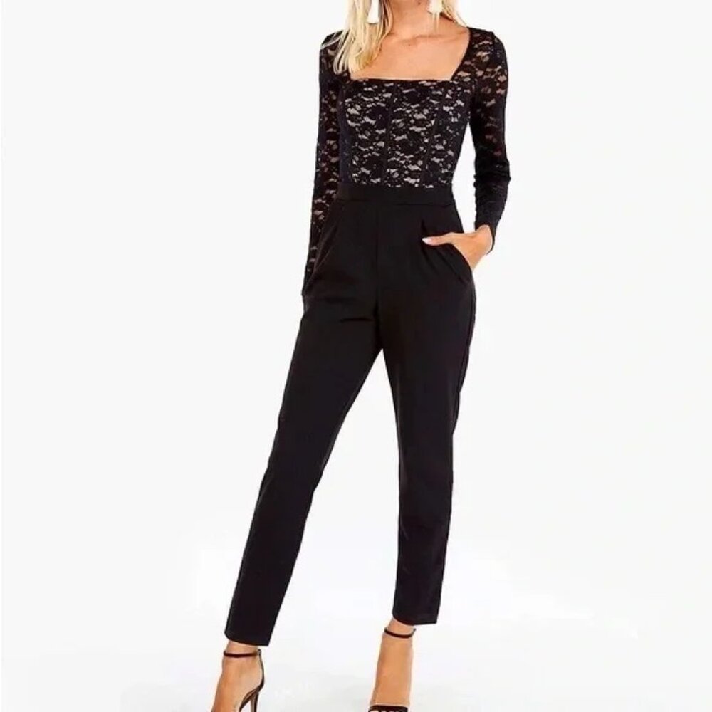 Express Lace Jumpsuit